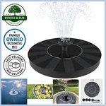 Solar Fountain Water Pump 1.3W Plastic Outdoor Bird Bath Pond Aquarium. Fixed Price $19.48.