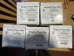 Carlon E971FBDI-2 Drop In Floor Box Kit Quantity 5. Fixed Price $215.00.
