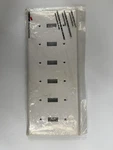Cooper Wiring 6-GANG Toggle Switch Plate 2156W White. Fixed Price $15.00.