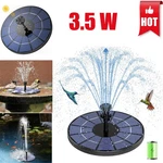Solar Water Fountain 3.5W Panel 1500MAH Battery 6 Effects For Small Pond Pool. Fixed Price $18.99.