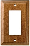 Decorator Wall Plate Gfci Rocker Gang Wood. Fixed Price $10.99.