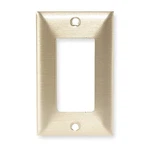 Hubbell SB26 Rocker Wall PLATE,STND;BRASS,1GNG,BRSH 4D146. Fixed Price $17.24.