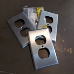 3 Pack Legrand Pass & Seymour SL8-CC20 Stainless Steel Duplex Wall Plates Usa. Fixed Price $12.00.