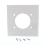 Leviton 80726-W 2-GANG White Dryer Range Welder 2.15" Outlet Cover Wall Plate. Fixed Price $6.17.