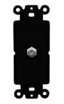 Coax Rocker Insert 1 Port Wall Plate Black. Fixed Price $14.48.