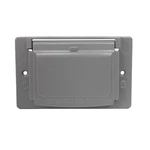 Sigma Electric 14249 Aluminum Gray 1-GANG Horizontal Gfci Box Cover 4-9/16 In.. Fixed Price $9.51.