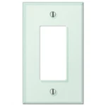 Amerelle Acrylic Glass Tile Single Gfci Decora Wall Plate Cover Mint White. Fixed Price $10.65.