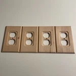 64667 Brainerd Wood Square 1 Gang (4 Pack) Light Single Duplex Wall Plate. Fixed Price $19.95.