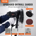 Vevor Drywall Sander 800W Brush Motor 1200-2300RPM Variable Speed & Auto Vacuum. Fixed Price $90.78.