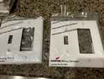 60 Cooper White Unbreakable Toggle Switch Decorator Receptacle Wallplates PJ126W. Fixed Price $20.00.