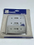 Vtg Amerock Polished Chrome Silver Triple Switch Plate 52187 Accents Taiwan. Fixed Price $16.90.