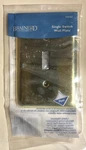 Brainerd Brass Single Switch Wall Plate 64133. Fixed Price $6.99.
