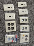 Leviton Cooper Ge Ivory Wall Plates & Outlet Covers Impact Resistant. Fixed Price $19.00.