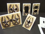 Barn Star Lucky Horseshoe Light Switch Cover Plate Rustic Western Decor. Fixed Price $7.49.