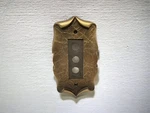 Amerock Carriage House 3 Gang Push Button Plate Wall Cover Triple Brass Gold 908. Fixed Price $49.87.