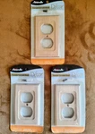 3 Amerelle Outlet/duplex Covers Unfinished Real Wood #C182D Brand New!!. Fixed Price $25.00.