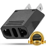 Fosmon 2 Prong Europe To Usa Canada Travel Adapter Type Plug. Fixed Price $7.49.
