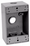 Crouse Hinds TP7010, 1/2" Hub, 1-GANG, Aluminum, Weatherproof Outlet Box, Pc. Fixed Price $8.38.