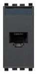 Vimar 20338.8 - RJ45 Socket With Netsafe Connector 1 Module Gray Color. Fixed Price $22.28.