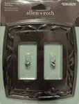 Allen + Roth Eastview 2-GANG Decora Style Wall Plate Dark Oil Rubbed Bronze. Fixed Price $14.59.