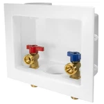 Efield Washing Machine Outlet Box ,with Brass Valves 1/2" Mip Sweat Connection. Fixed Price $25.99.