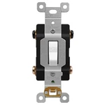 Amp Double-pole Toggle Light Switch, 120/277V, Self-grounding, Industrial. Fixed Price $26.13.