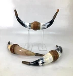 Handmade Double Ender Powder Horn - Light Color Mottled. Fixed Price $44.85.