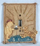 Disney Charpente Classic Winnie The Pooh Tigger Ceramic Light Switch Plate Cover. Fixed Price $24.95.