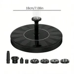 Solar Water Fountain Pump Mini Outdoor Bird Bath Pond Pool Floating Garden Decor. Fixed Price $17.58.
