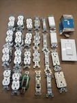 Mixed Lot Of 27 Mostly Leviton Dimmer Switches Outlets & More New And Used. Fixed Price $34.97.