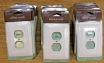 5 Allen + Roth #0142899 Single Duplex Wall Plate Metal White Finish. Fixed Price $24.99.