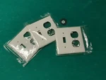 Lot Of 3: Cooper White Unbreakable Nylon Switch/outlet Wallplate Cover 5138W. Fixed Price $13.95.