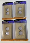 Duplex Outlet Wallplate 1-GANG Unfinished Wood Amerelle 4 Pcs Decor 180D. Fixed Price $35.16.