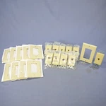 10 Leviton Ivory Decora Modular Phone Jacks W/ Wallplate 6P6C Type 625F 40638-I. Fixed Price $20.89.
