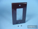 Leviton Brown 1-GANG Decora Large Wallplate Gfci Gfi Rocker Switch Cover 80601. Fixed Price $8.54.