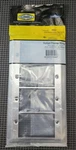 Hubbell IMSS4 Gang Istation Stainless Steel Plate With Modular Frame. Fixed Price $38.00.