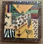 Kenya Double Light Switchplate Cover - Borders Unlimited Brand New/sealed. Fixed Price $15.00.