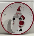 New Pottery Barn Kids Santa List Christmas Plate 9 Holiday Claus. Fixed Price $9.50.